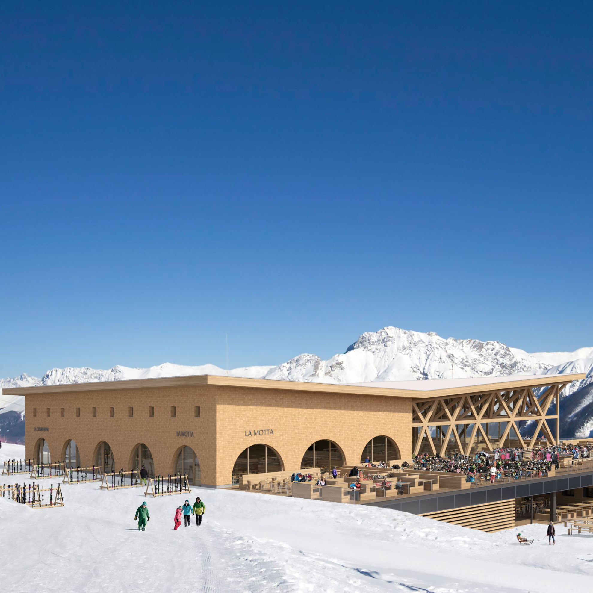 Gastronomie Motta Naluns Scuol Fanzun Ag Architekten Ingenieure